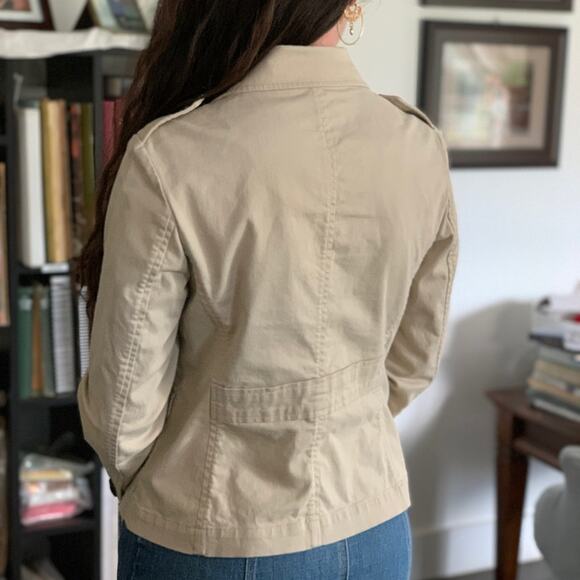 Talbots Kaki Blazer, Size 2 - Picture 2 of 6